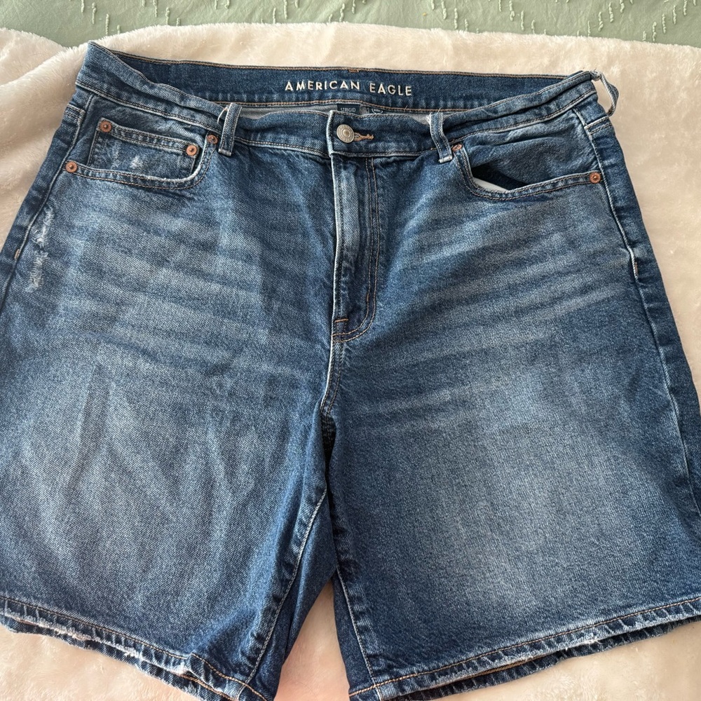 American Eagle Blue Denim Shorts